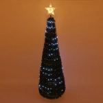 Елка с гирляндой «Ёлка» в1,8 м, d-0,6 м 17 линий 272 лампы LED, зелен. пров, более 8 реж,IP-20, RGB