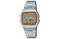 CASIO Men VINTAGE Series Silver Watch A158WEA-9