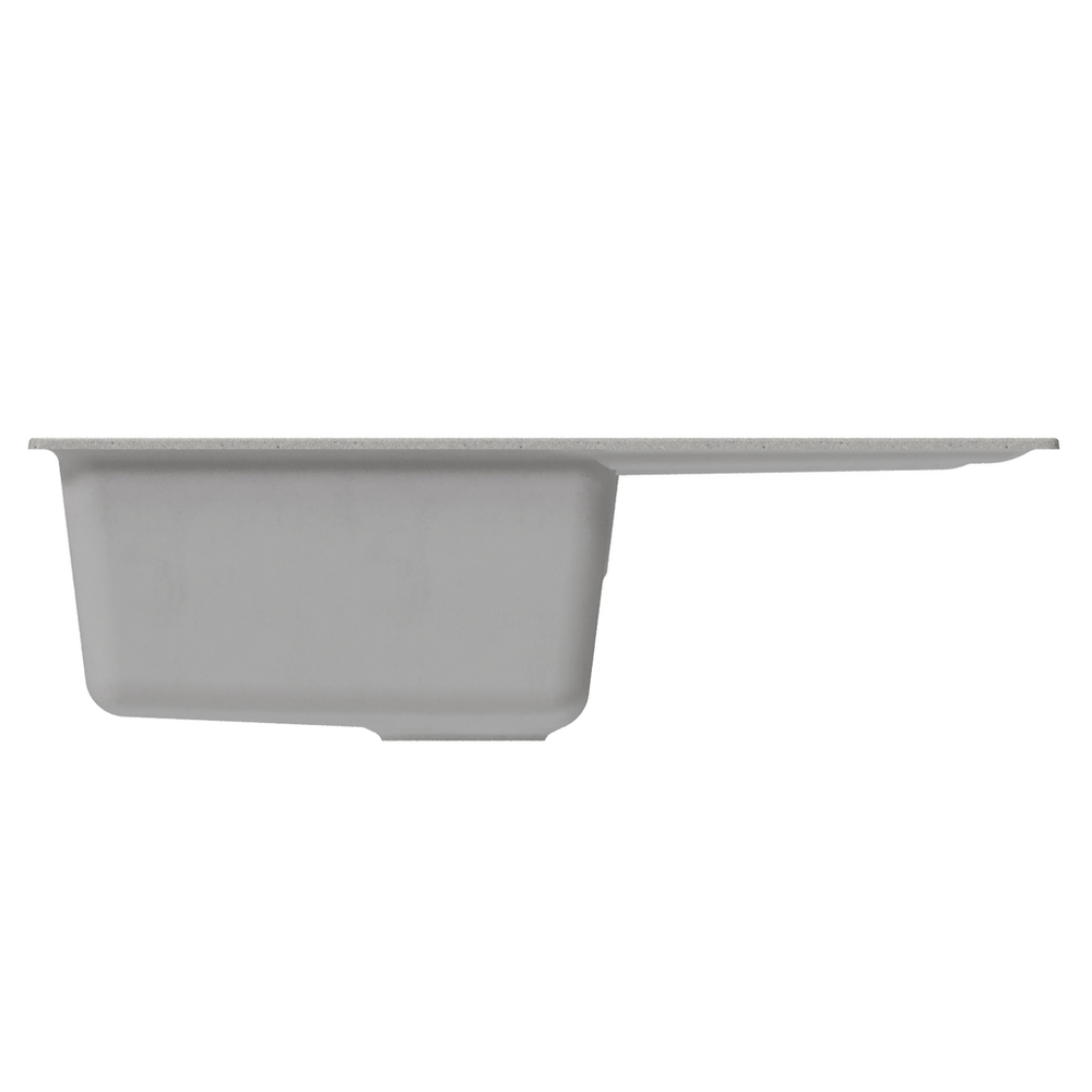 Мойка ML-GM19 КОМФОРТ с крылом, серая (310), 750*500*200мм