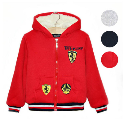 Худи детское утепленное с нашивками