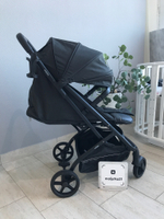 Коляска прогулочная MEGA (Indigo) (черный)