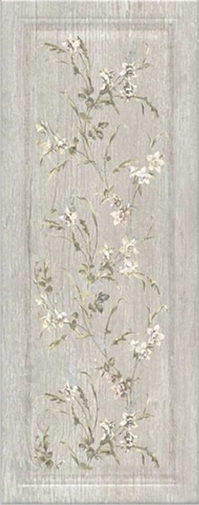 Декор Кантри Шик серый панель декорированный 7189