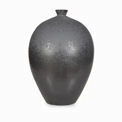 Ваза Noir высота 48 см, черная