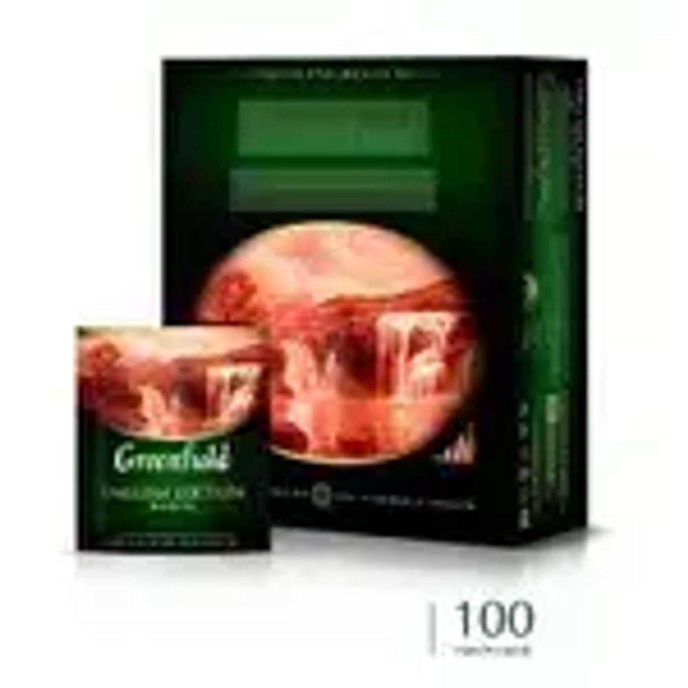 Чай в пакетиках чёрный Greenfield English Edition, 100 шт