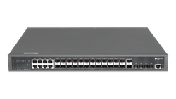 Управляемый коммутатор BDCOM S3900, 24 SFP 1Гбит/с, 8 RJ45 1Гбит/с, 6 SFP+ 10Гбит/с, L3, 2 БП