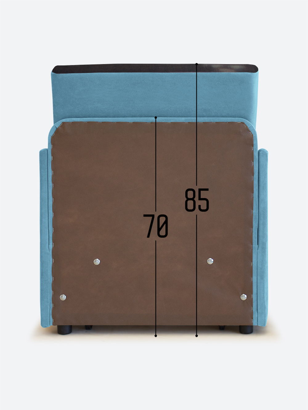 Кресло-кровать "Миник" с подлокотниками, купон Котенок в клубках