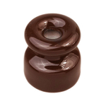 Изолятор для наружного монтажа R, керамика коричневый (50 шт/уп) R1-551-02-50