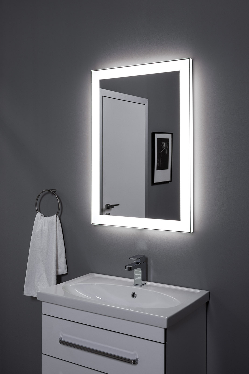Зеркало Aquanet Алассио NEW 10085 LED