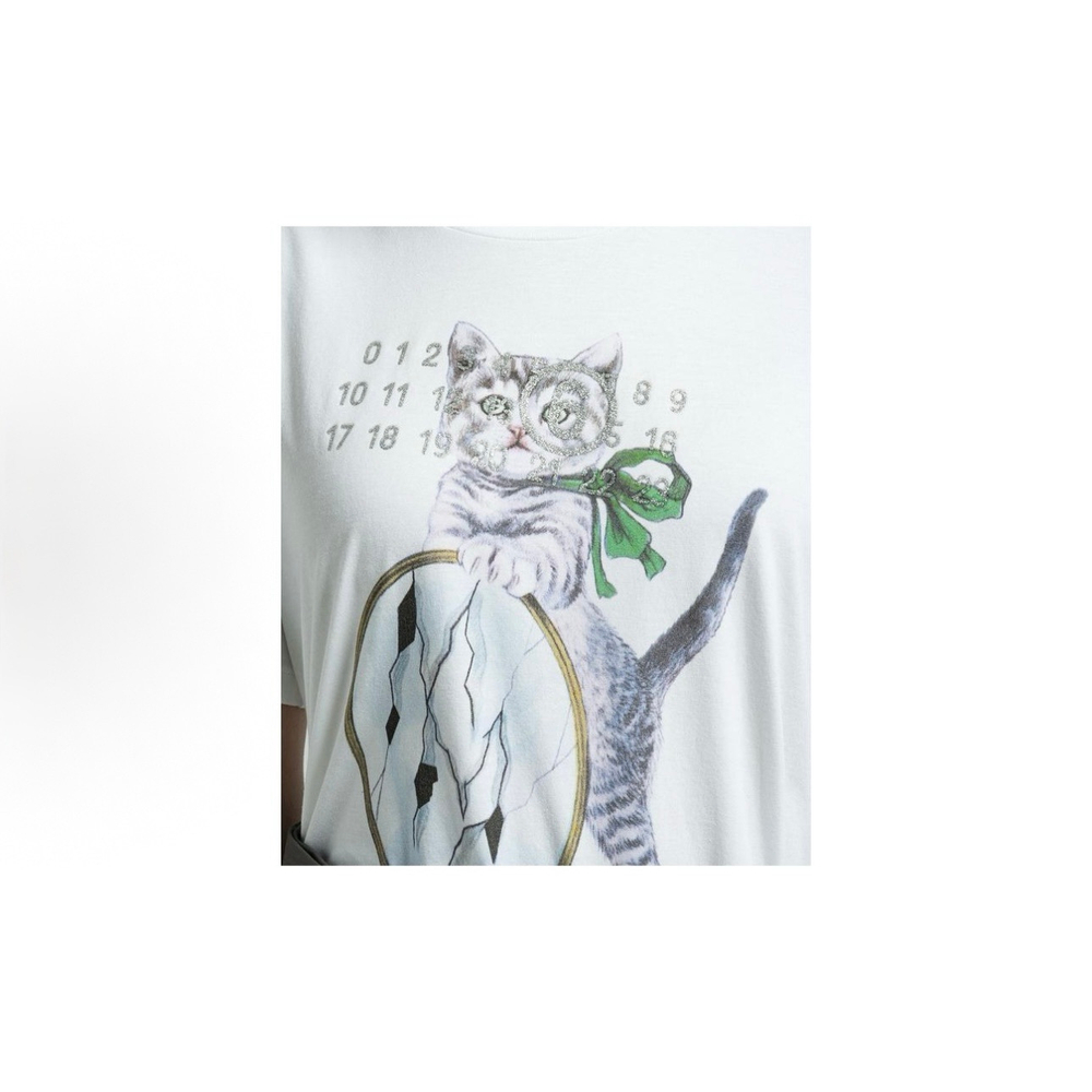 Футболка Maison Margiela MM6 Cat Print