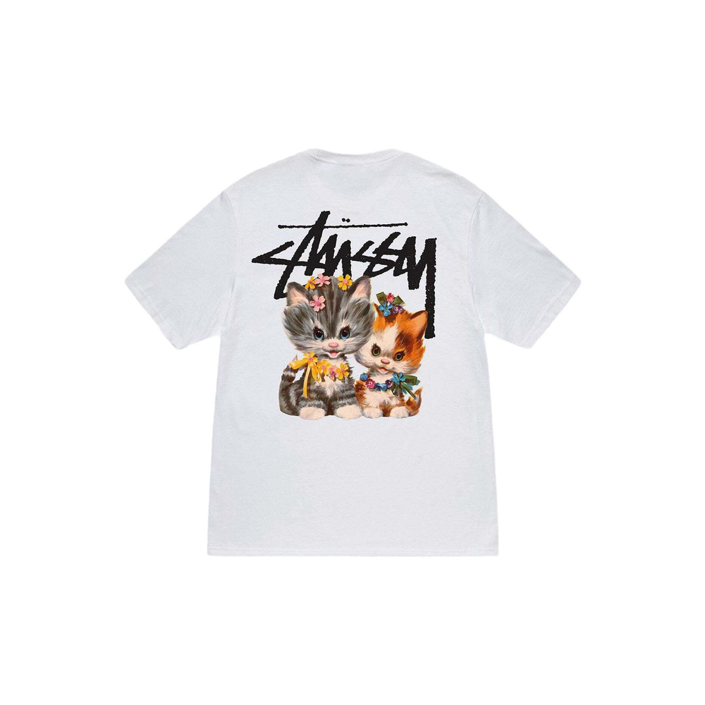 Stussy Kittens Tee White