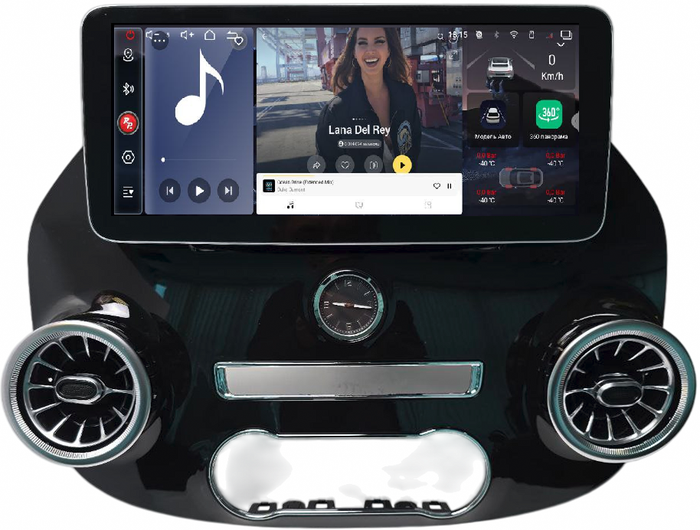 Магнитола для Mercedes-Benz Vito 2014-2023 - Redpower 85668XLM монитор 12.3" QLED в стиле Audi, Android 14, Быстрейшая, CarPlay, 4G SIM-слот