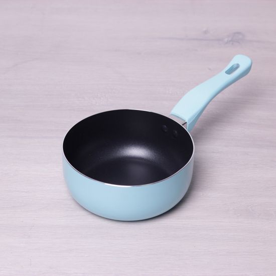 Ковш 1.3 л. из алюминия с антипригарным покрытием без крышки (Ø16х6.5 см) Kamille KM-0613A