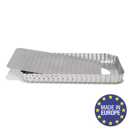 Форма для выпечки перфорированная Patisse Silver 32х22х3 см