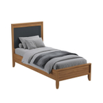 Кровать «Бридж» 90х200 браун/серый 7012