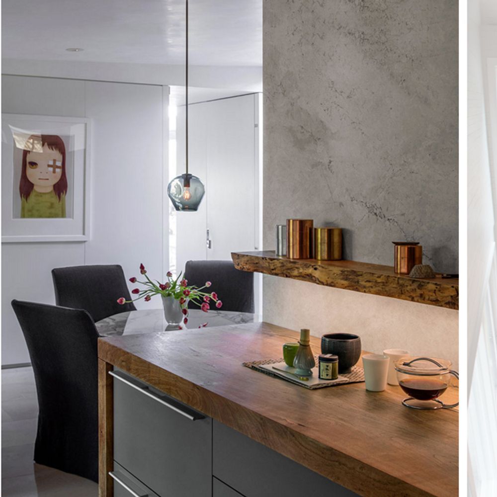 Подвесной светильник Bubble brass/smoky