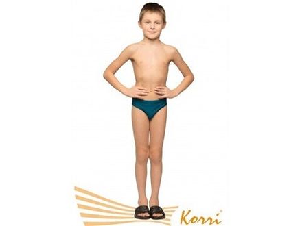 Плавки детские однотонные тёмно-зелёные размер 34 Korri :П22-011 #30161