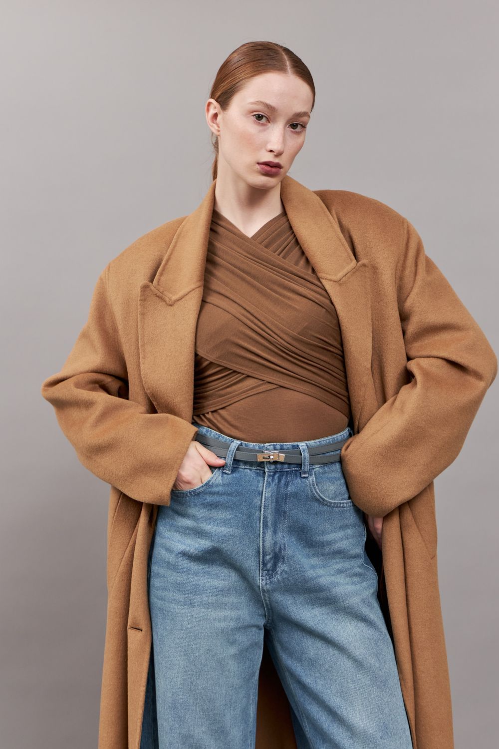 ТОНКИЙ РЕМЕНЬ В ДВА ОБОРОТА D.GREY