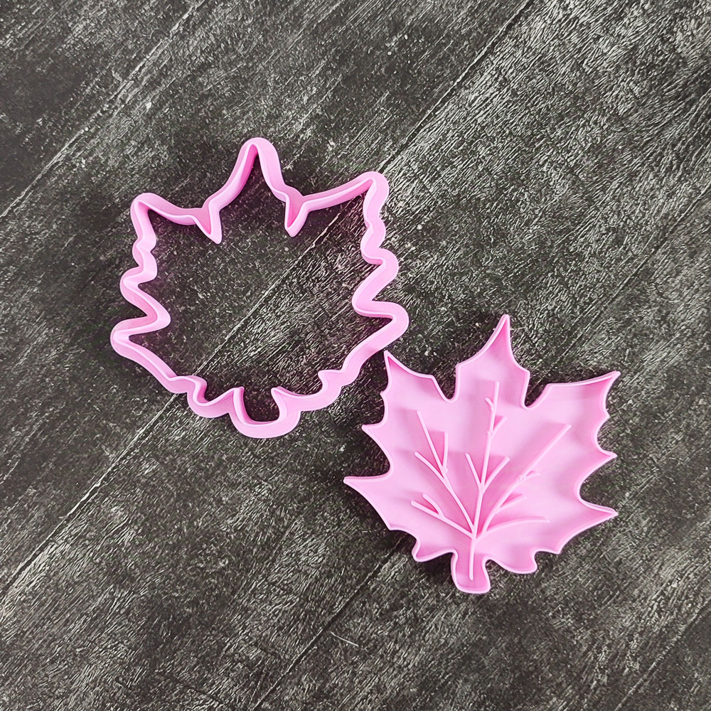 Штамп-кленовый листик