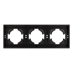 Рамка пластиковая FRM-TENDO-PL-3-BK (Arlight, -) 053844
