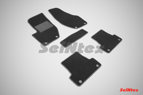 Ворсовые коврики LUX для Volvo V40 2012-н.в. Seintex.86325