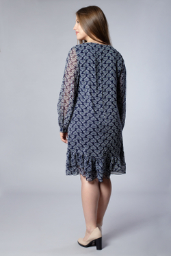 Платье женское 3468ЛП, цикломен #284Цик053468ЛП