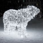 медведь светодиодный