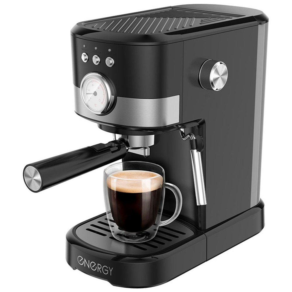 Кофеварка Energy EN-256R, резервуар 1,2л, 1100Вт
