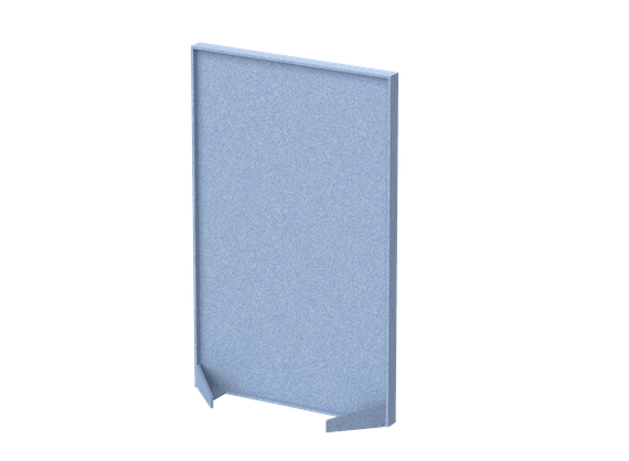 Перегородка без декора 100х40х160