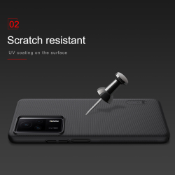 Тонкий жесткий чехол от Nillkin для Xiaomi Redmi K60E, серия Super Frosted Shield