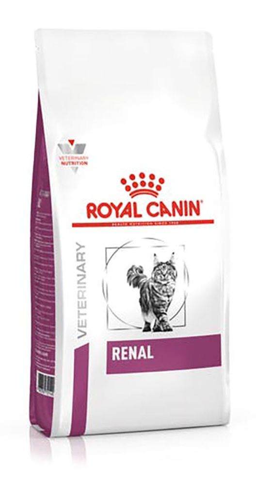 Сухой корм ROYAL CANIN Renal Feline диетический для взрослых кошек для поддержания функции почек - 2 кг