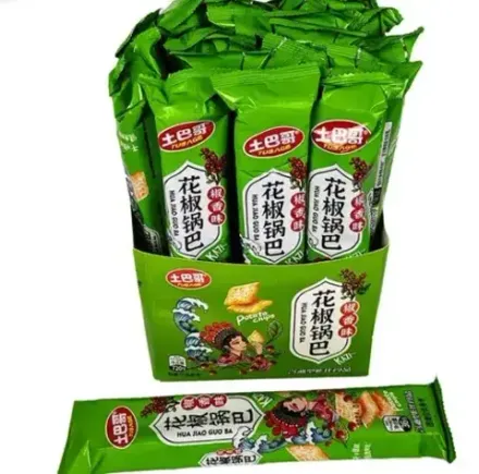 Печенье HUA JIAO GUO BA с пряным вкусом 36гр Зеленый