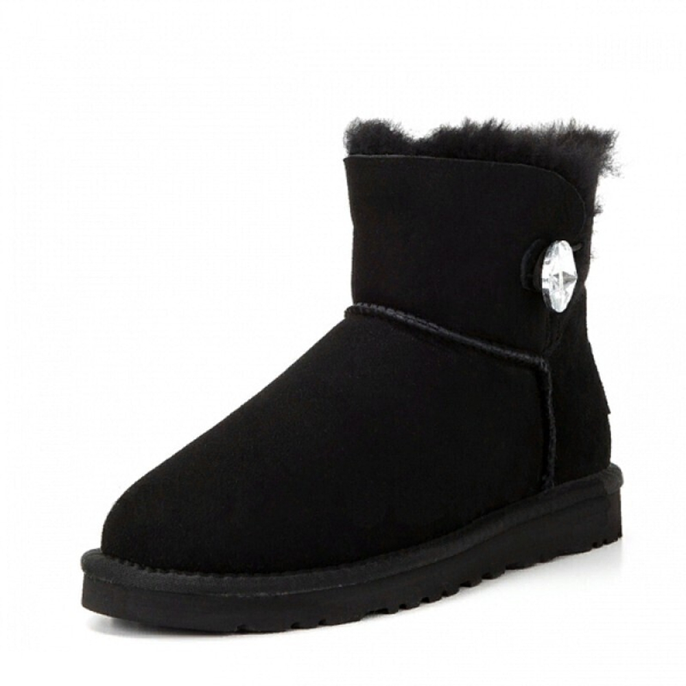 Угги Mini Bailey Button Bling Black