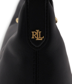 Кожаная сумка хобо kassie LAUREN RALPH LAUREN - черный(431912002)