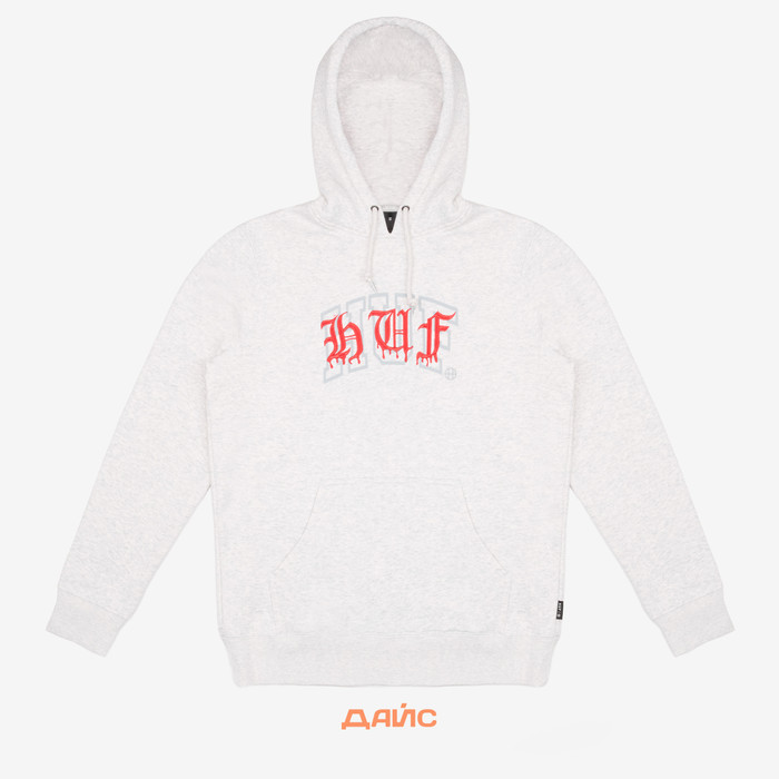 Толстовка мужская HUF Discordia артикул:PF00346-ATHHR - купить в магазине Дайс
