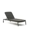 Алюминиевый шезлонг Marcona черный