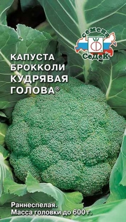 Капуста брокколи Кудрявая голова 0,5г Ц СеДеК