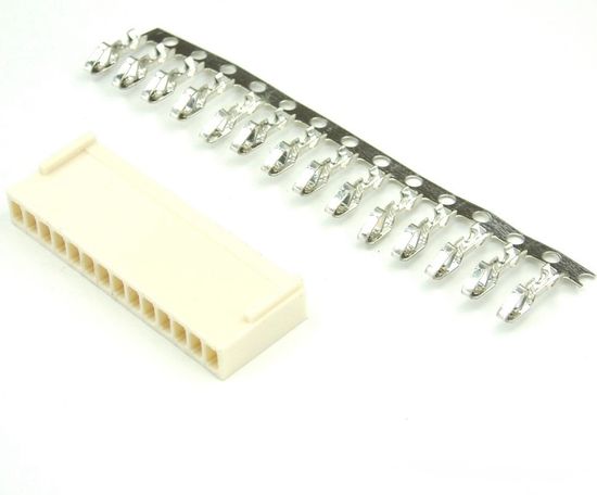 Разъём HU-14 2,54мм / 1375820-14TE / H2510-14PYC000R / DS1070-14F / L-KLS1-2.54-14-H