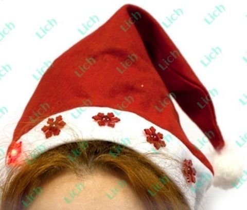 Новогодний колпак светящийся