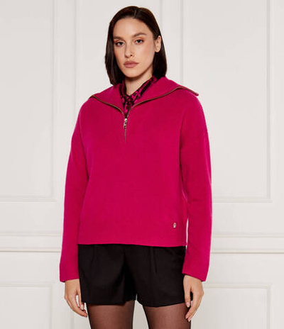 Шерстяной гольф Liu Jo - розовый(WF4435 MS009)