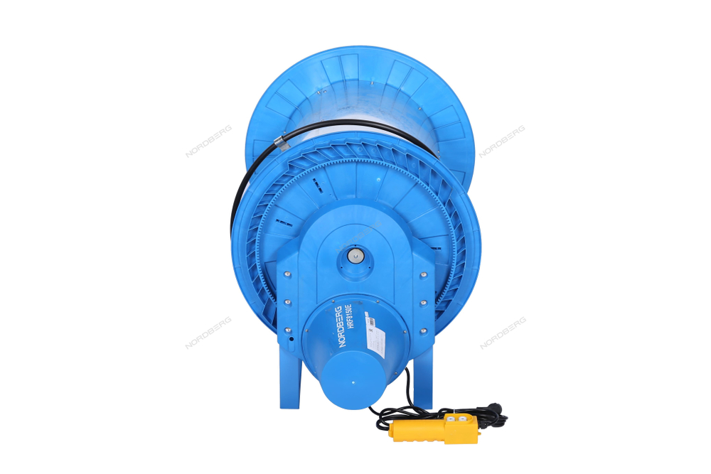 Катушка для сбора выхлопных газов с автоматическим приводом со шлангом L=8 м, D=150 мм и насадкой NORDBERG HRF8150E-KIT