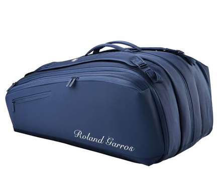 Теннисная сумка Wilson Roland Garros Session De Soiree Super Tour 15PK 2026 - navy/clay