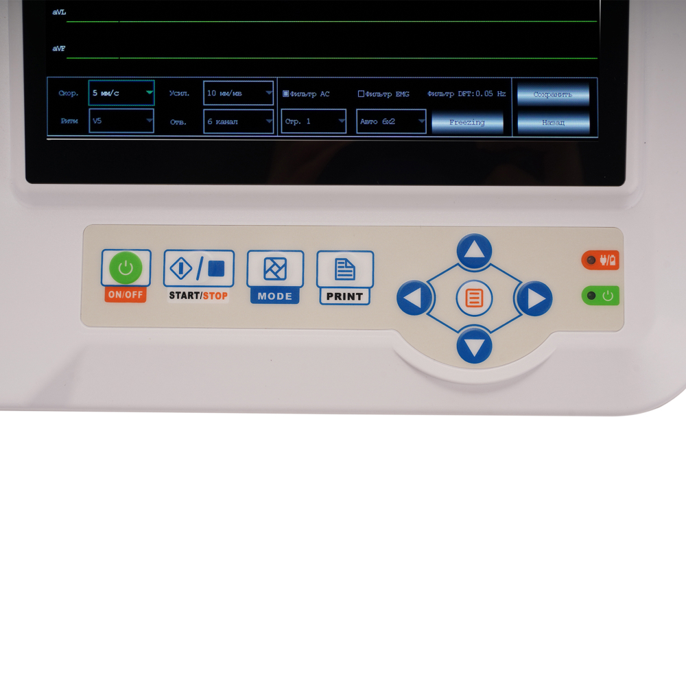Электрокардиограф Med-Mos ECG600G — компактный 6-канальный аппарат для эффективной диагностики сердца в больницах, клиниках и амбулаториях