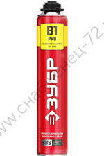 ЗУБР PRO B1 750мл, выход до 45 л, пистолетная, Огнестойкая монтажная пена (41146)