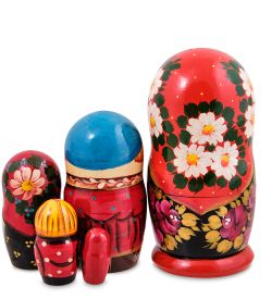 Народные промыслы МР-24/ 35-E Матрешка 5м «Анастасия с самоваром»