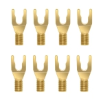Wireworld Set of 8 Uni-Term Gold Spades w/Sockets, коннектор "лопатка", позолоч., 8шт. (SPDGUTM08)