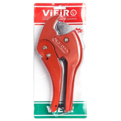 Ножницы VIEIR усиленн. красные д/пласт. труб VER805 (50/1)