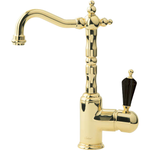 Смеситель для раковины Boheme Tradizionale Nero 252 золото