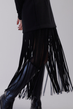 Юбка с бахромой