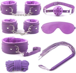 Секс-набор для бондажа Onjoy BDSM Starter Kit фиолетовый (8 предметов) (Цвет: фиолетовый)