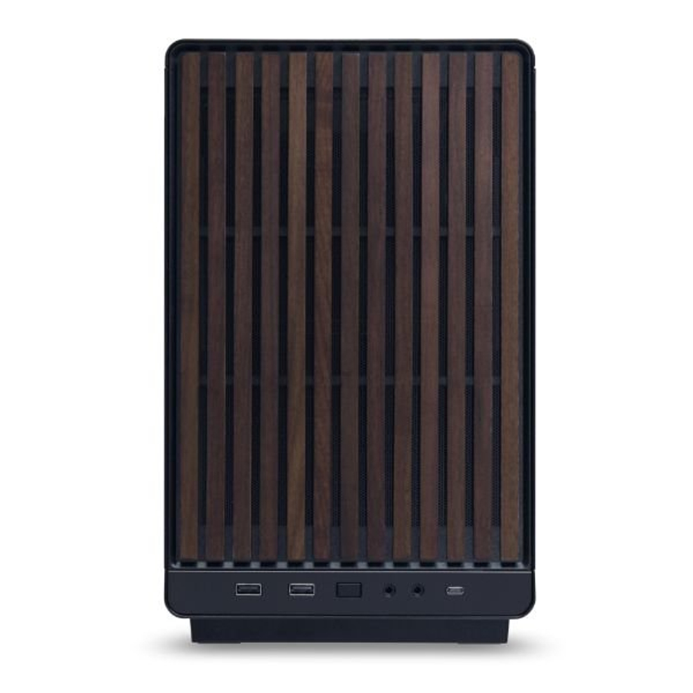 Корпус Lian Li A3-mATX B-W mATX/ITX G99.A3X-WD.00 БП ATX/SFX/SFX-L/Edge PSU, Черный-Дерево
